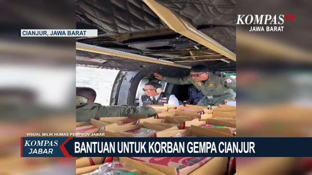 Distribusi Bantuan Korban Gempa Cianjur