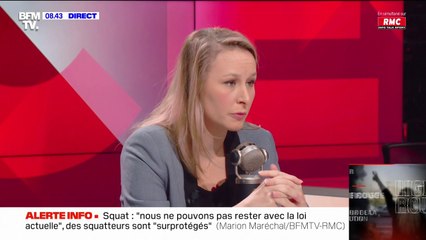 Pour Marion Maréchal, "le recours à l'immigration" dans les emplois en tension "est une mauvaise solution"