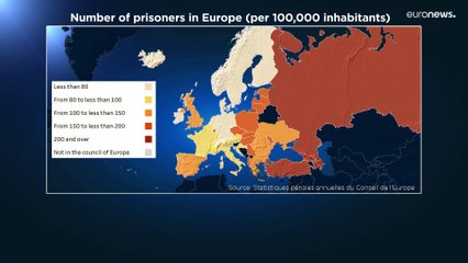 120 Prozent Auslastung: nie gab es mehr Gefangene in französischen Haftanstalten