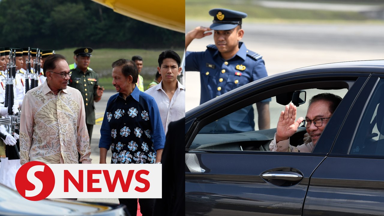 Brunei Sultan surprises Anwar by driving him to Seri Perdana
