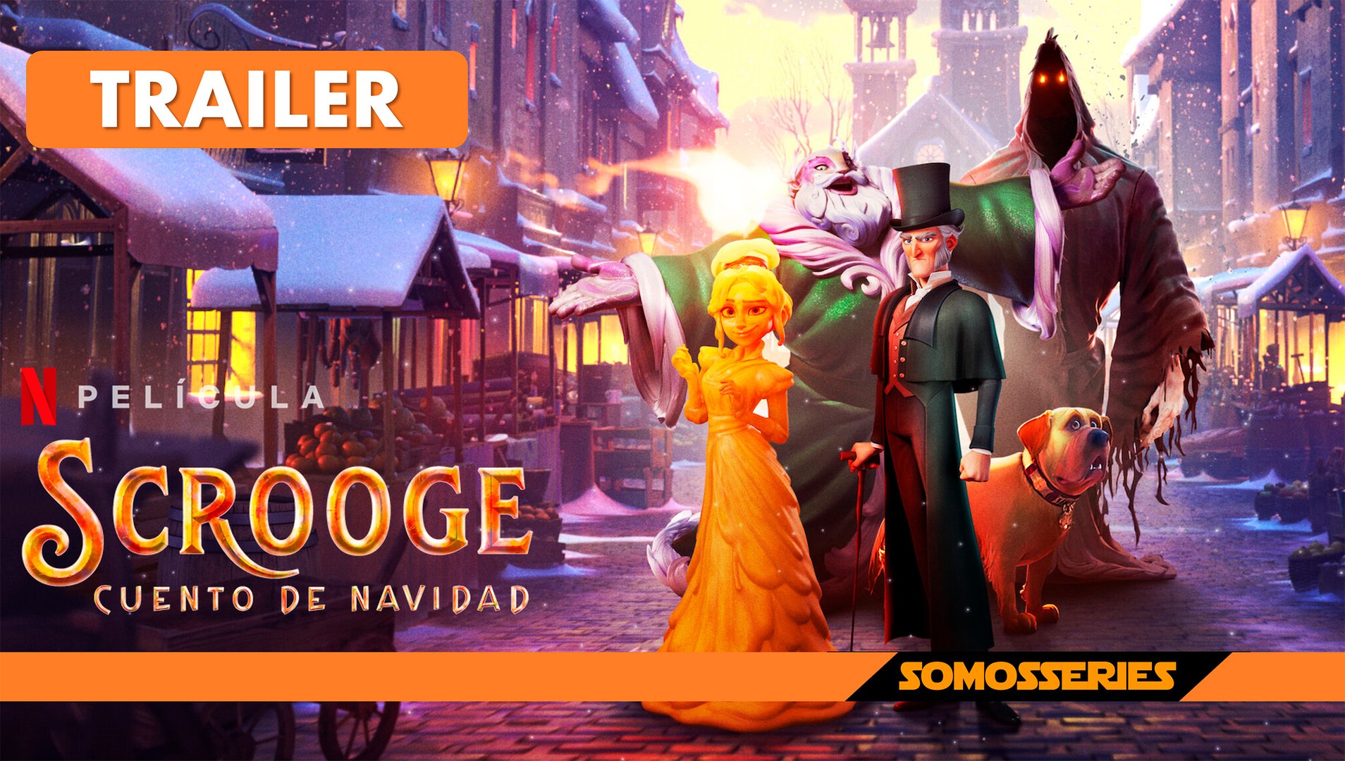 Scrooge Cuento de Navidad Netflix Trailer en Español Película 2022 - Vídeo  Dailymotion