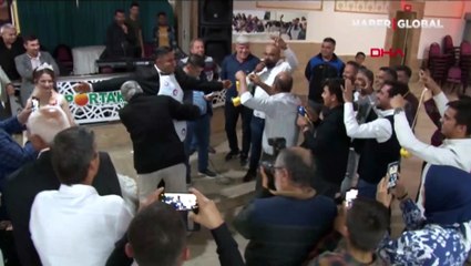 Damada bulaşık seti taktılar!