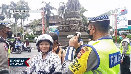 Operasi Zebra Agung di Bangli Mulai Terapkan Tilang Elektronik