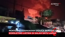 Diduga Akibat Korsleting Listrik, Pasar Kesamben Ludes Terbakar