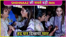 Shehnaaz Gill Gets Hyper At A Female Bodyguard, Meets Her Crazy Fan Who Breaks Down