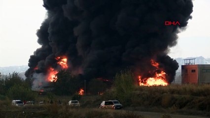 Denizli'de kimya fabrikasında yangın