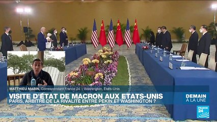 Emmanuel Macron aux États-Unis : première visite d'État de l'administration Biden