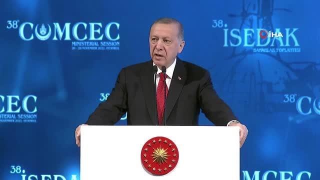 Cumhurbaşkanı Erdoğan: Afrika'dan Asya'ya bütün bu coğrafyalarda dünyanın neresinde bir zulüm varsa, çatışma varsa, açlıktan ve susuzluktan ölen...