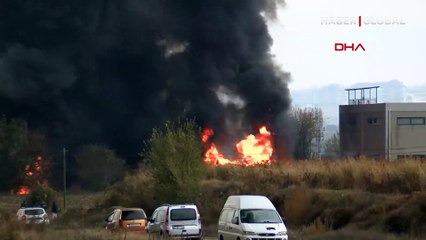 Kimya fabrikasında yangın