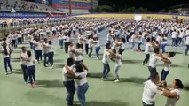 Venezuela trata de batir el récord para la rueda de salsa casino más grande del mundo