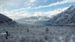 Day of Heavy snowfall at our village apple orchard, cold weather, #snow #manali #manalisnowfall