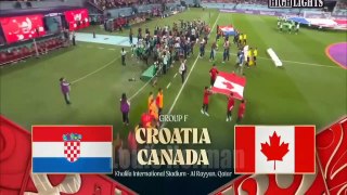 Croatia  Vs   Canada  -  4 _ 1  Highlights all goals __  FIFA WORLD CUP 2022