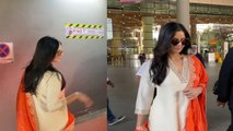Katrina Kaif का Desi Look है कमाल, Airport पर जल्दी मर दिखीं Katrina, Video viral! FilmiBeat