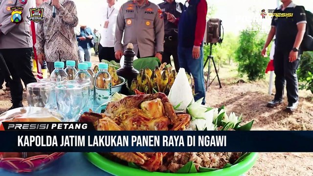 Kapolda Jatim Hadiri Panen Raya dan Tanam Bibit Alpukat Bersama Forkopimda Ngawi