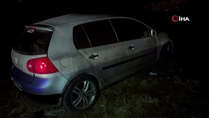 Tırın çarpıp şarampole savurduğu otomobilde 5 kişi yaralandı