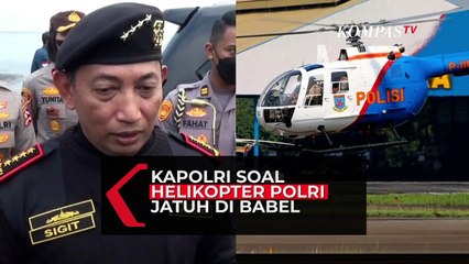Kapolri soal Upaya Pencarian Helikopter Polri Hilang Kontak di Perairan Babel