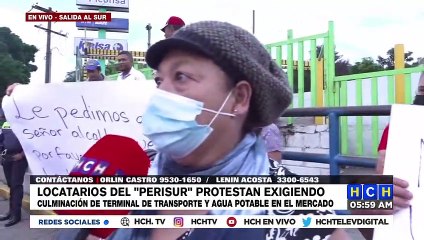 ¡Cerrado! Locatarios de "Perisur" se toman mercado y carretera al sur exigiendo terminal de transporte