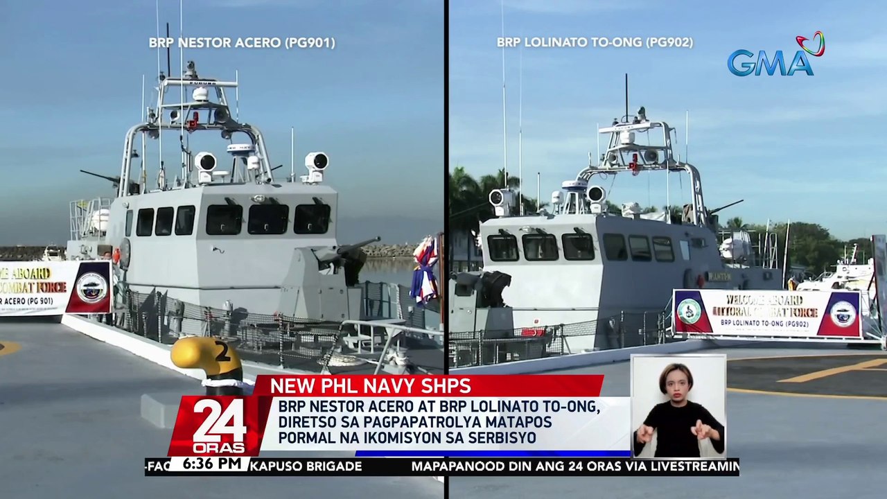 BRP Nestor Acero at BRP Lolinato To-Ong, kayang magpakawala ng missile at patamaan ang target na 'di kita sa barko | 24 Oras