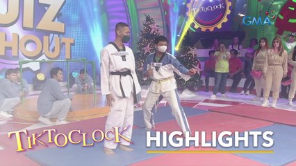 Tiktoclock: Magpapakitang gilas ang mga Taekwondo players sa “Quiz and Shout!"