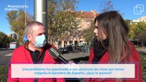 Los españoles se indignan con la profesora que expulsó a sus alumnos por colgar la bandera de nuestro país: “España somos todos”