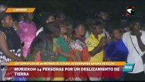 Murieron 14 personas por un deslizamiento de tierra