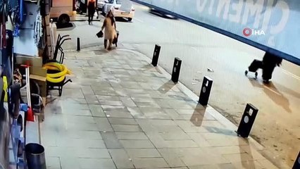 Sultangazi'de nalbur önündeki el arabasını böyle çaldı