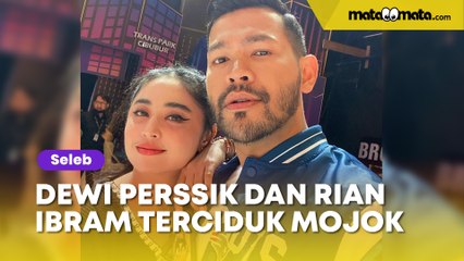 Terciduk Mojok Berduaan, Dewi Perssik dan Rian Ibram Gelagapan Benarkan Posisi