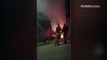 Homem é salvo de incêndio pela polícia em Ribeirão das Neves