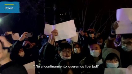 Las protestas en China por la covid se intensifican