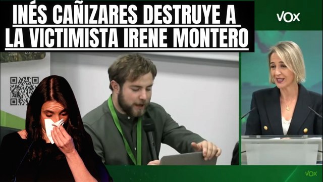 Inés Cañizares (VOX) destruye el relato victimista de Irene Montero