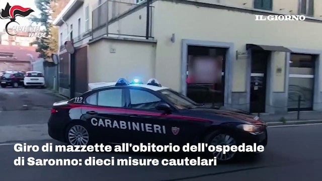 Saronno, giro di mazzette all'obitorio dell'ospedale: dieci misure cautelari