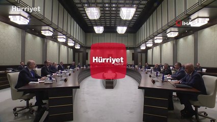 Cumhurbaşkanlığı Kabinesi, Cumhurbaşkanı Erdoğan başkanlığında Beştepe'de toplandı
