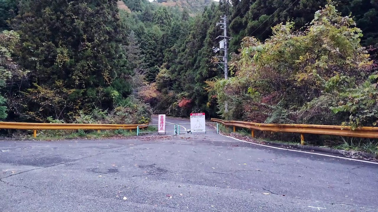 山口県萩市大字佐々並 山口県道62号山口旭線 緑資源幹線林道 鹿野・豊田線 旭区間 20211111