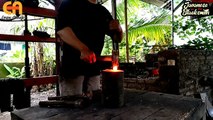 Javanese Blacksmith - Tanto Knife Making & Sword Fighting. Ahli Pembuatan pedang_HD