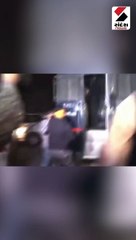 આરોપી આફતાબને લઈ જઈ રહેલા વાહન પર હુમલો