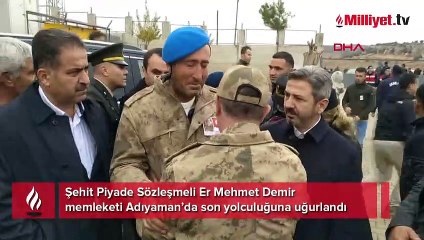 Pençe-Kilit şehidine son görev