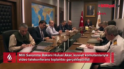 Bakan Akar, kuvvet komutanlarıyla görüştü