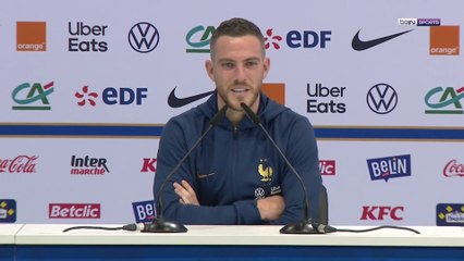 Jordan Veretout sur Hugo Lloris : "Grand respect pour lui et magnifique carrière."