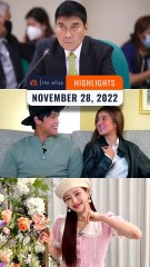 Rappler's highlights: Raffy Tulfo, DonBelle, and LOONA and Kris Wu | November 28, 2022 | The wRap