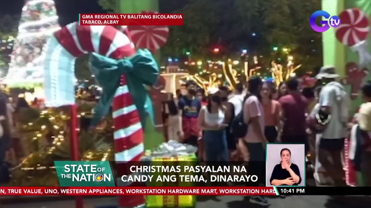 Christmas pasyalan na candy ang tema, dinarayo | SONA