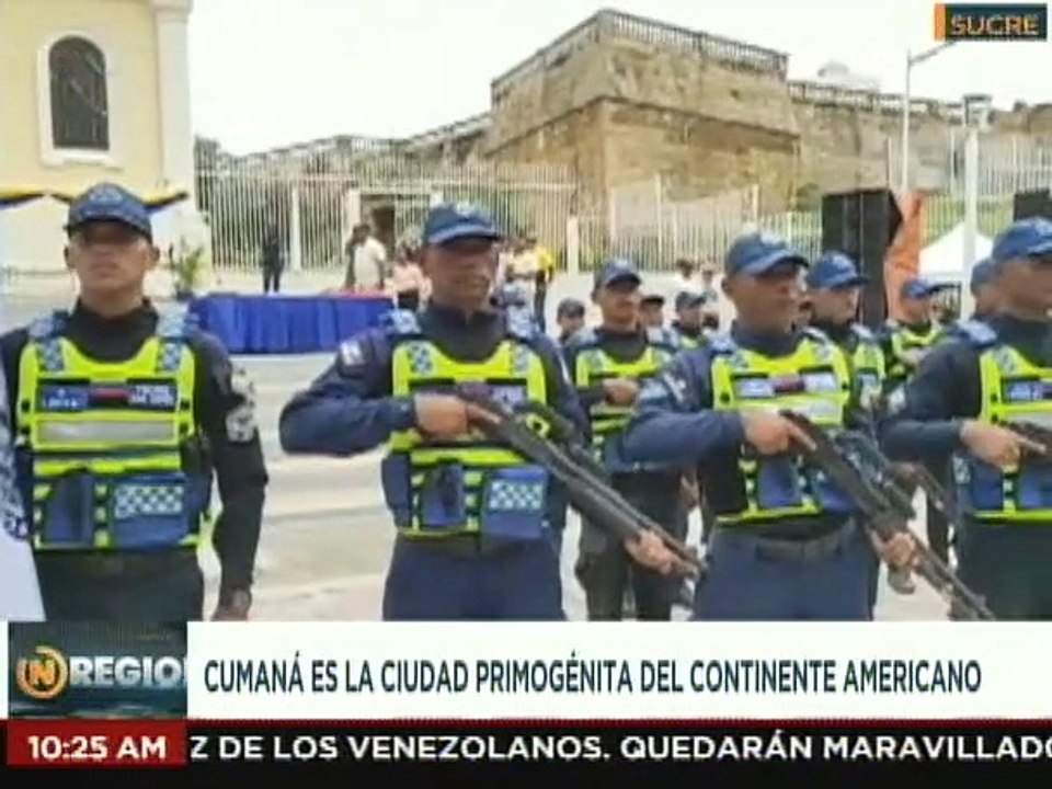 Celebran 507 años de la Fundación de Cumaná con la entrega de condecoraciones y actos culturales