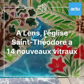 14 vitraux pour l'église Saint-Théodore de Lens