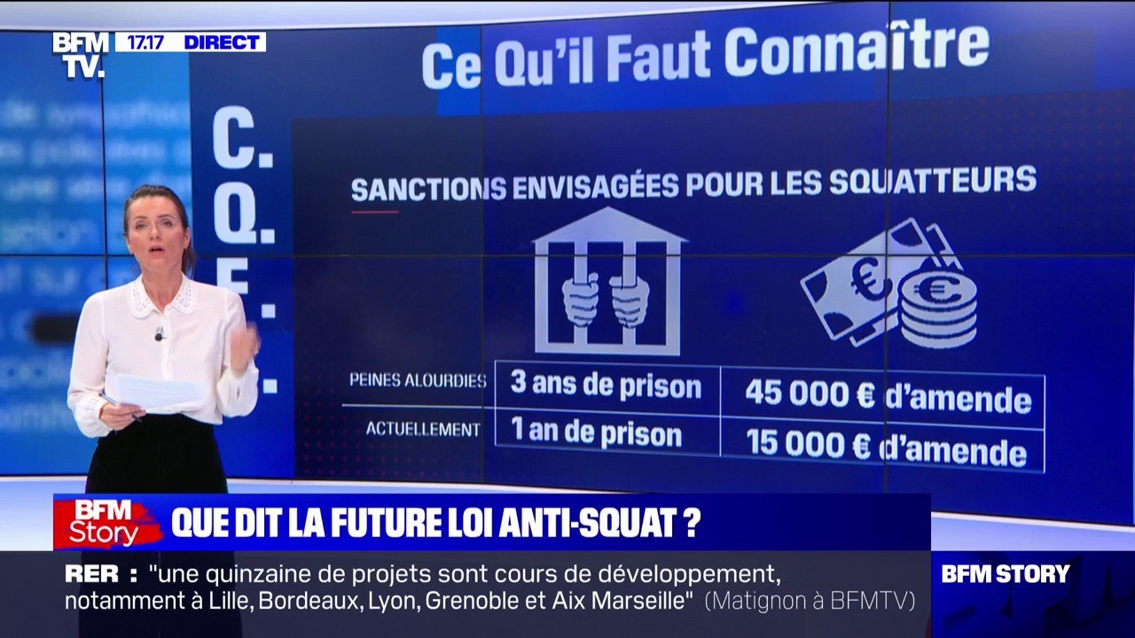 Loi anti-squat: le texte propose de tripler les sanctions encourues par les squatteurs
