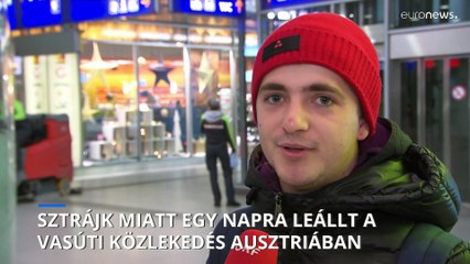12 százalékos fizetésemelésért sztrájkolnak az osztrák vasutasok