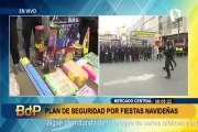 Plan de seguridad por fiestas de fin de año: PNP reforzará presencia de agentes en el Cercado de Lima