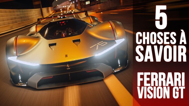 Vision Gran Turismo, 5 choses à savoir sur le 1er concept virtuel de Ferrari