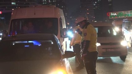 İstanbul'da çakarlı araç denetimi