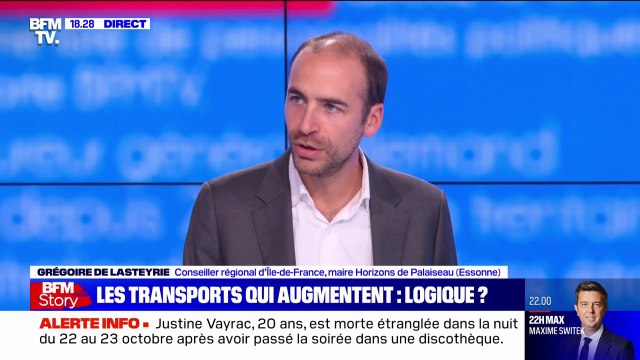 Grégoire de Lasteyrie: La RATP n'est pas en mesure de fournir l'offre et le niveau de services qu'Île-de-France Mobilités demande