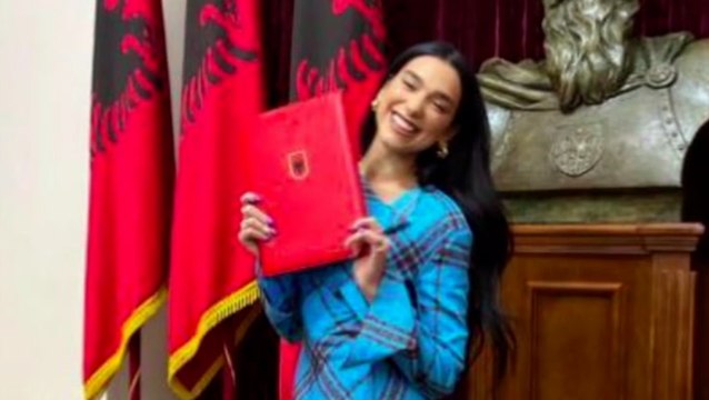 Pop star Dua Lipa granted Albanian citizenship in Tirana ceremony