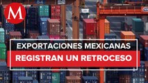 Exportaciones mexicanas caen 4.17% mensual en octubre